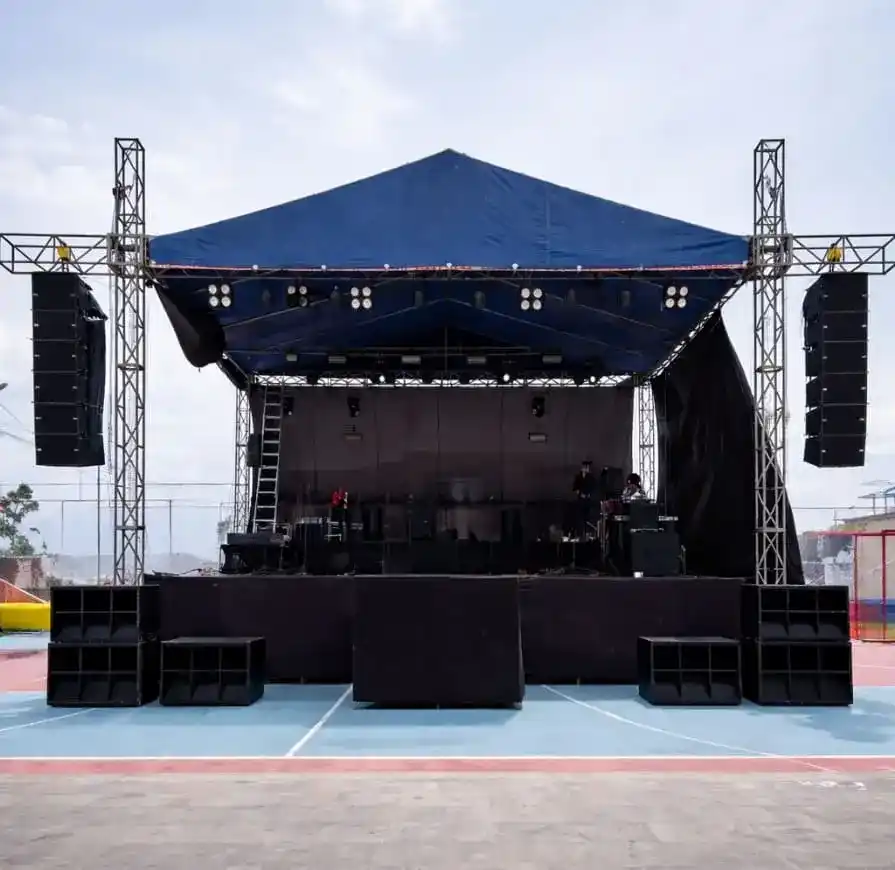 estructuras truss para audio en quito
